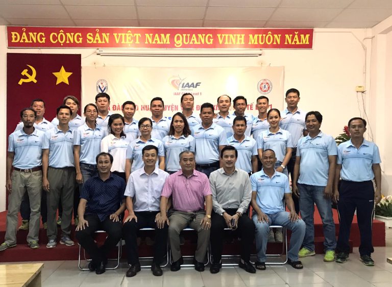KHOÁ ĐÀO TẠO HUẤN LUYỆN VIÊN ĐIỀN KINH QUỐC TẾ BẬC I (IAAF TOECS Level I Course)