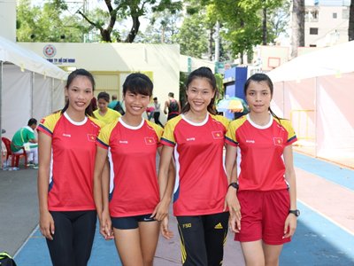Một số hình ảnh tại giải Vô địch Điền kinh Trẻ Châu Á 2016